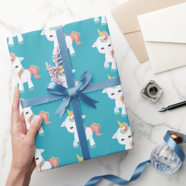 Papel De Regalo Pequeña envoltura de fiesta con azulejos de Unicor (Regalar)