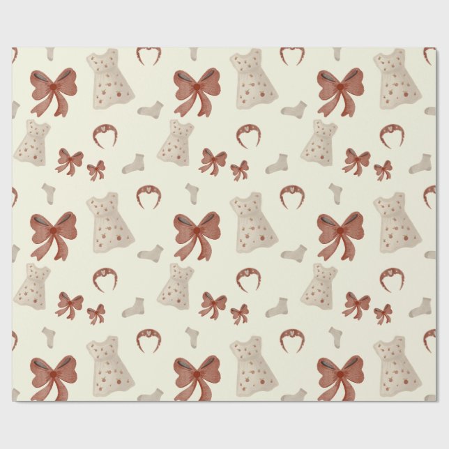 Papel De Regalo Pequeña Señora (Superficie plana)
