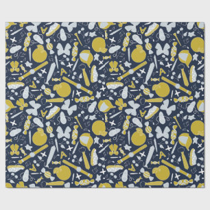 Papel De Regalo Pequeñas cosas escolares dispersas