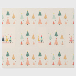 Papel De Regalo Pequeño árbol de Navidad