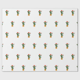 Papel De Regalo Pequeño cactus