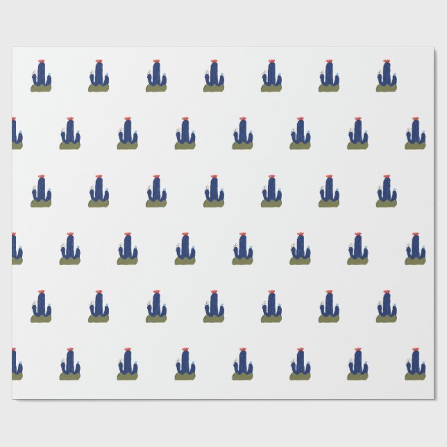 Papel De Regalo Pequeño cactus (Superficie plana)