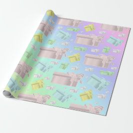 Papel De Regalo pequeño, cajas, pastel, colores, cumpleaños, regal