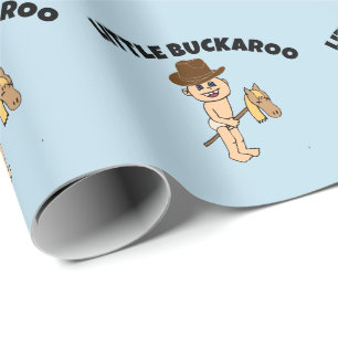PAPEL DE REGALO PEQUEÑO CHICO COWBOY BABY SHOWER