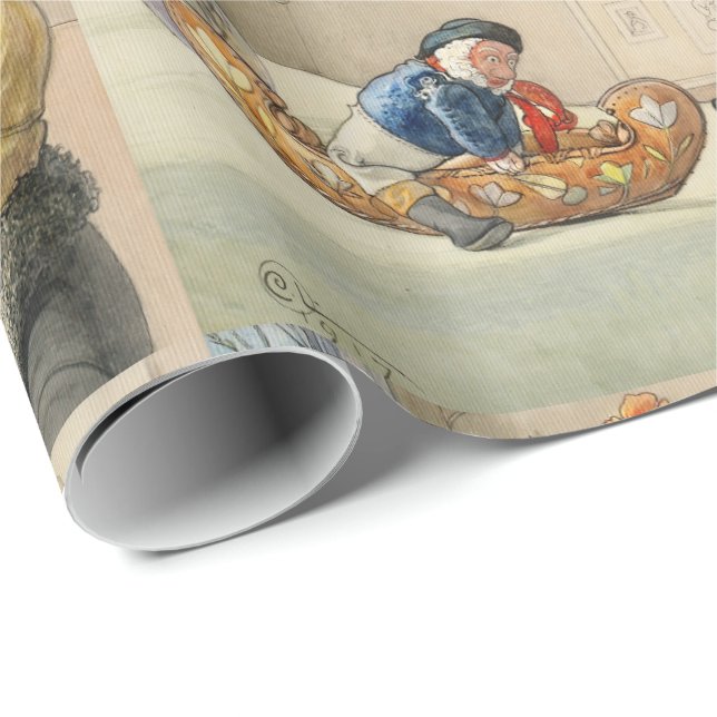Papel De Regalo Pequeño compañero gracioso (Esquina del rollo)
