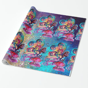 Papel De Regalo Pequeño elfo de champiñones - PLANTA MAGIC BUTTERF