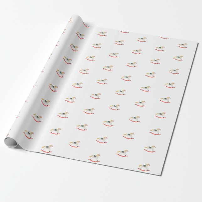 Papel De Regalo Pequeño regalo de caballo de roca (Desenrollado)