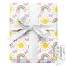 Papel de Regalo Pequeño Sol y Arcoíris