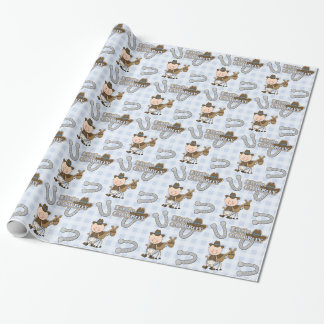 Papel De Regalo Pequeño vaquero