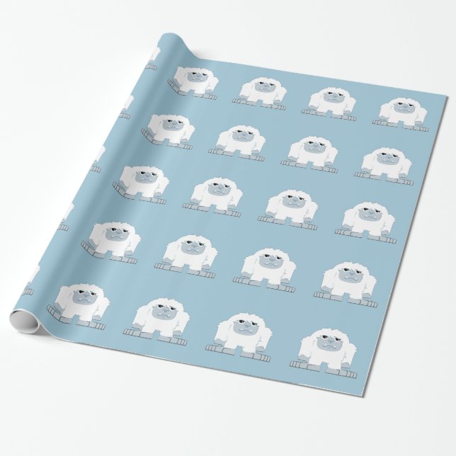 Papel De Regalo Pequeño Yeti (Desenrollado)