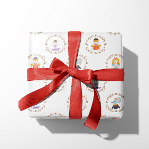 Papel De Regalo Pequeños Caracteres Nutcracker