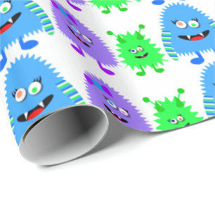 Papel De Regalo Pequeños monstruos