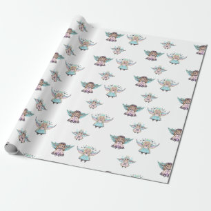 Papel De Regalo Pequeños y lindos ángeles de Renee Lavoie
