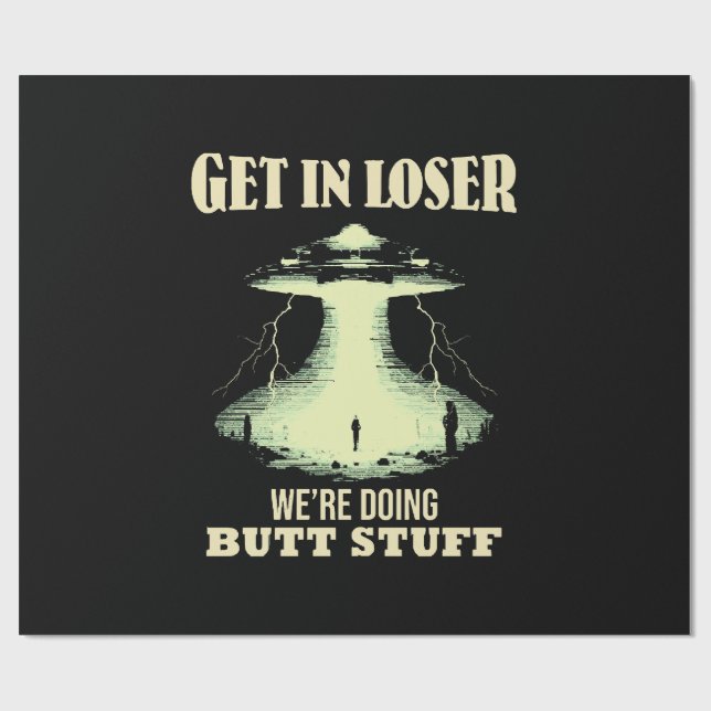 Papel De Regalo Pérdete, estamos haciendo cosas de culo (Superficie plana)