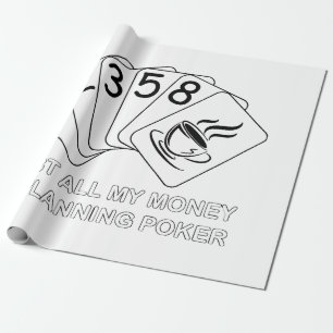 Papel De Regalo Perdí Todo Mi Dinero En Planear Póquer