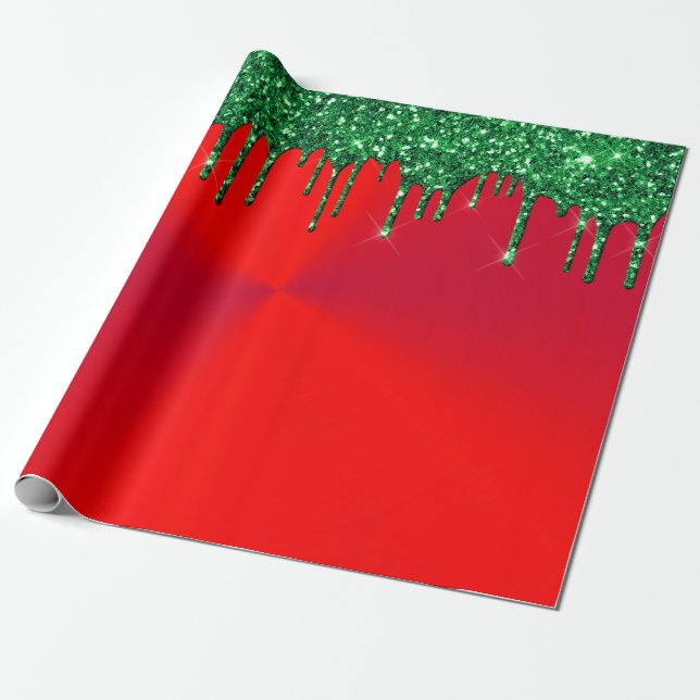 Papel De Regalo Perforaciones Metalizado  modernas de Purpurinas v (Desenrollado)