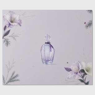 Papel De Regalo Perfume de invierno elegante con envoltorio de Nav