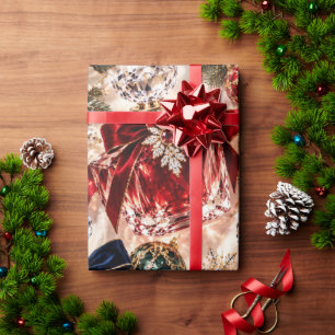 Papel De Regalo Perfume de Joyas de Lujo Navidad