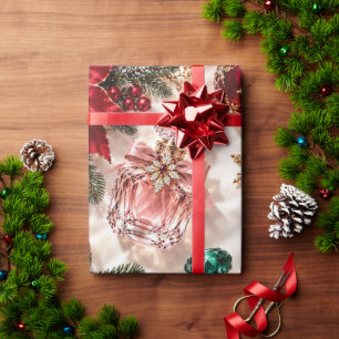 Papel De Regalo Perfume de Joyas de Lujo Navidad
