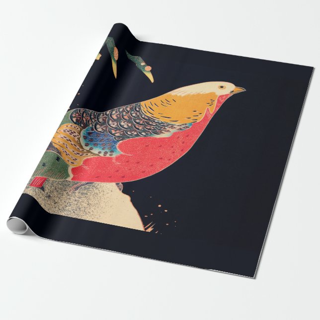 Papel De Regalo PERIÓDICO DE RAPAS: ITŌ JAKUCHæ: WOODBLOCK (Desenrollado)