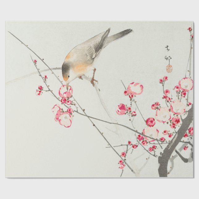 PAPEL DE REGALO PERIÓDICO DE RAPAS: OHARA KOSON : SONGBIRD (Superficie plana)