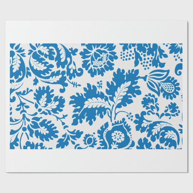PAPEL DE REGALO PERIÓDICO DE RAPAS: WILLIAM MORRIS :DISEÑO VENECIA (Superficie plana)