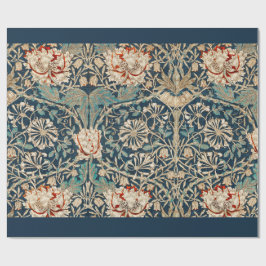 PAPEL DE REGALO PERIÓDICO DE RAPAS: WILLIAM MORRIS :HONEYSUCKLE 18
