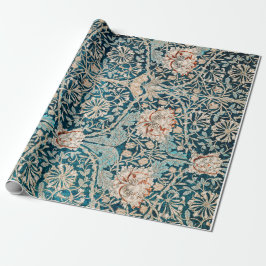 PAPEL DE REGALO PERIÓDICO DE RAPAS: WILLIAM MORRIS : MADRESELVA