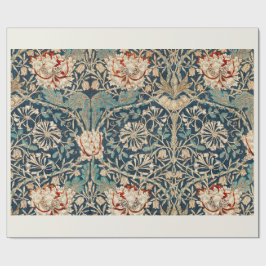 PAPEL DE REGALO PERIÓDICO DE RAPAS: WILLIAM MORRIS : MADRESELVA