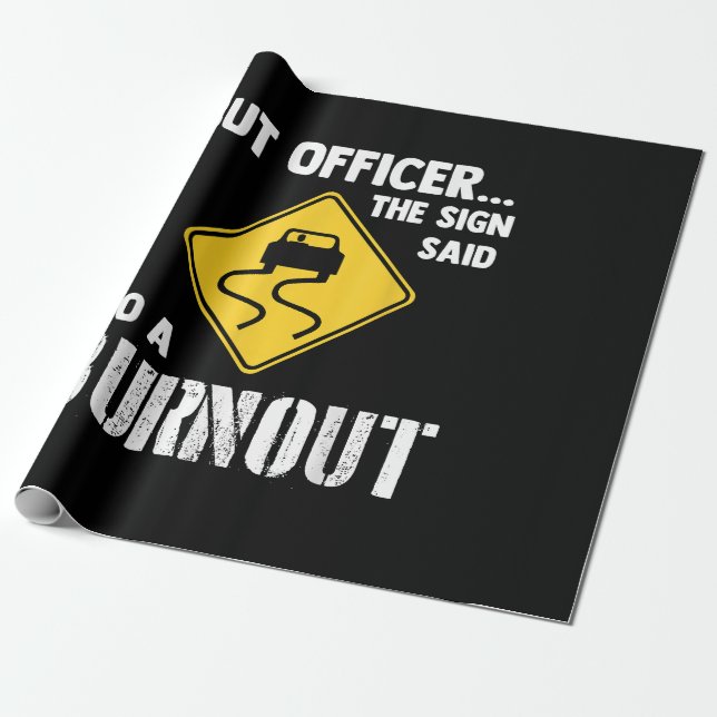 Papel De Regalo Pero el oficial del Rótulo dijo: "Hagan un incendi (Desenrollado)