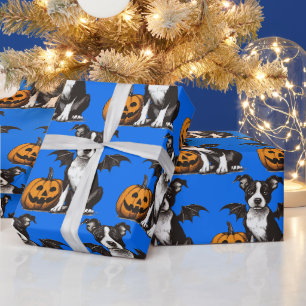 Papel De Regalo Perrito de Halloween