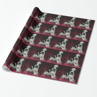 Papel De Regalo perrito melado de cocker spaniel del americano,