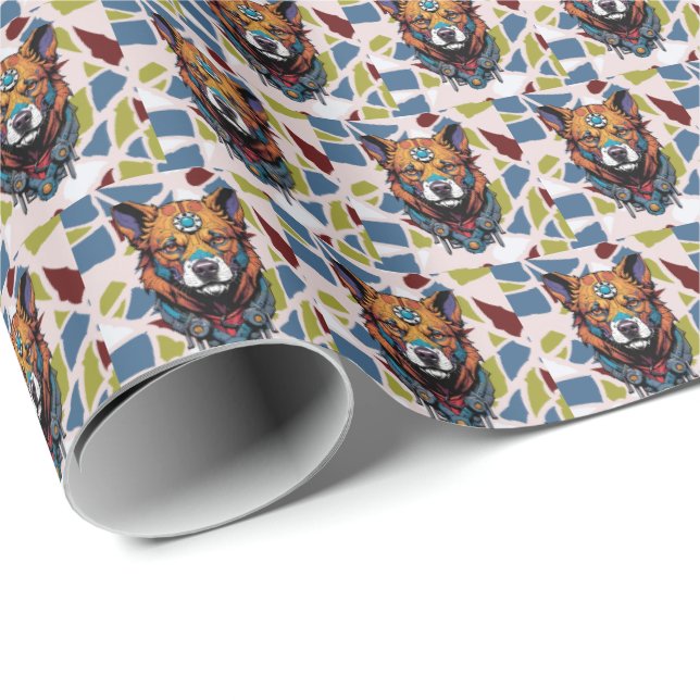Papel De Regalo perro (Esquina del rollo)