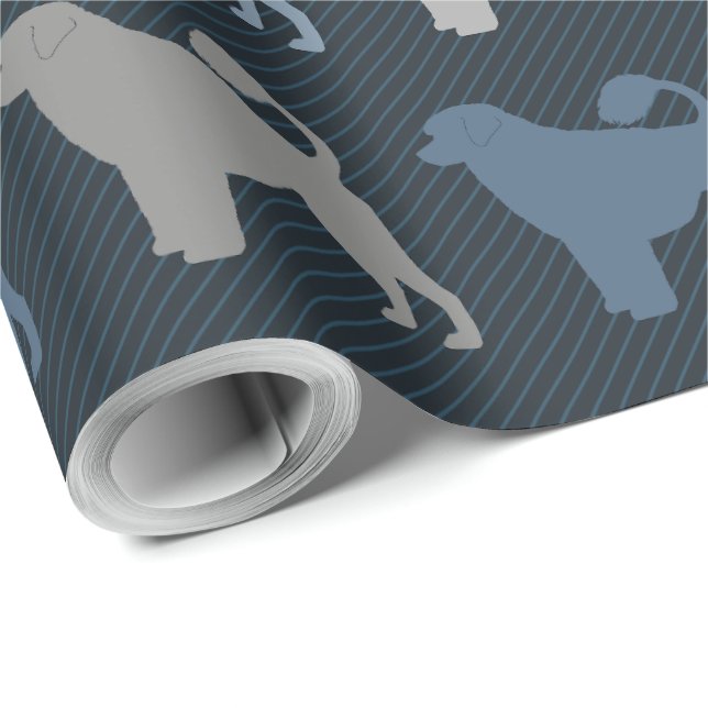 Papel De Regalo Perro acuático portugués (Esquina del rollo)
