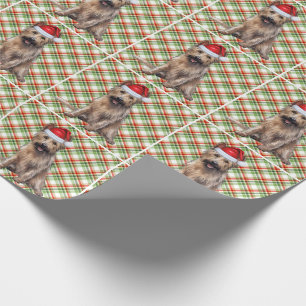 Papel De Regalo Perro Berger Picard y Navidades de vacaciones