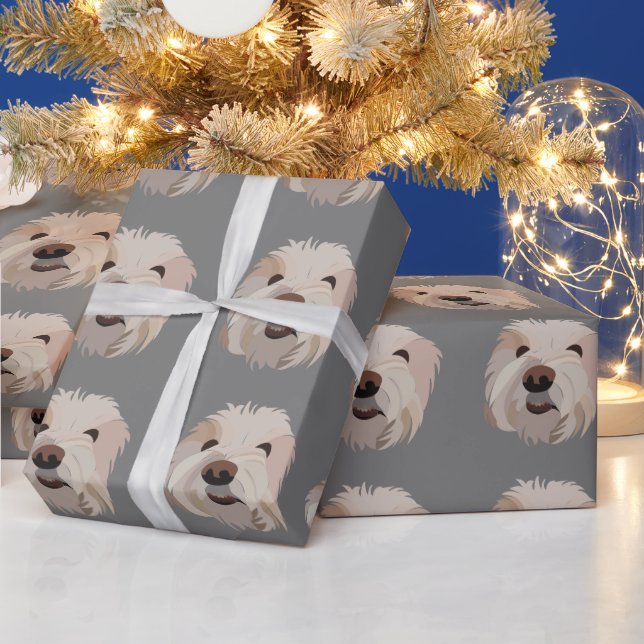 Papel De Regalo Perro Bichon Frise Cute Dog (Vacaciones)