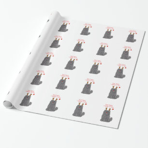 Papel De Regalo Perro chino de perro chino estimado Santa….