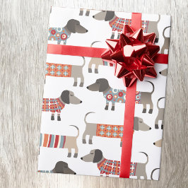 Papel De Regalo Perro Dachshund Sausage