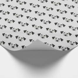 Papel De Regalo Perro dálmata con manchas negras