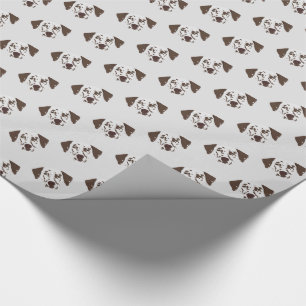 Papel De Regalo Perro dálmata con manchas pardas