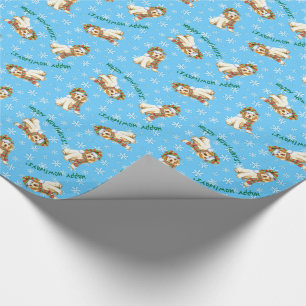 Papel De Regalo Perro de aguas feliz de Howliday Clumber