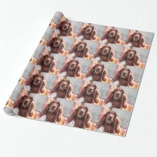 Papel De Regalo Perro de Irish Setter