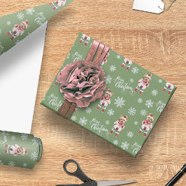 Papel De Regalo Perro de Navidades Terrier de Yorkshire