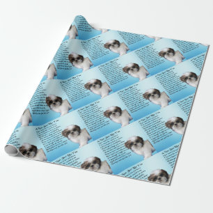Papel De Regalo Perro de Shih Tzu - poema de NaN