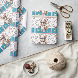 Papel De Regalo Perro de tenis Juguemos el juego