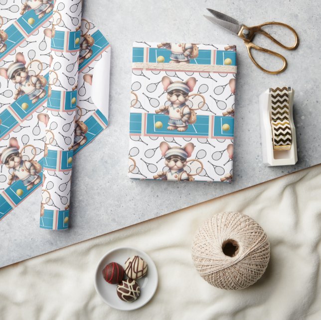 Papel De Regalo Perro de tenis Juguemos el juego (Artesanía)