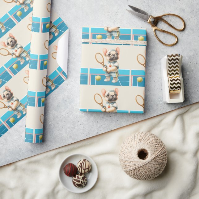 Papel De Regalo Perro de tenis Juguemos el juego (Artesanía)