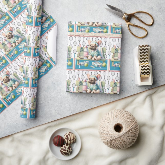 Papel De Regalo Perro de tenis Juguemos el juego (Artesanía)