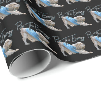 Papel De Regalo Perro descendente del yoga - Sea la cita energétic