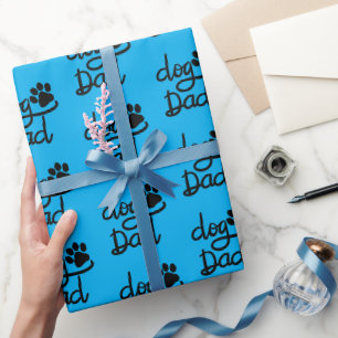 Papel De Regalo Perro Divertido Huella de Perro Papá Perro